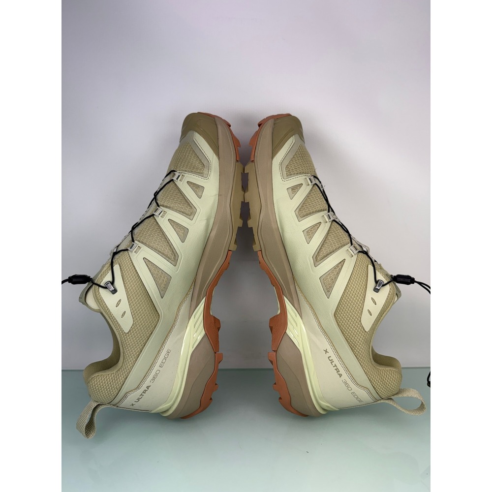 Salomon X Ultra 360 Edge Hiking Shoes Mens 13 Tan Green Trail Gorpcore Utility - Picture 3 of 9